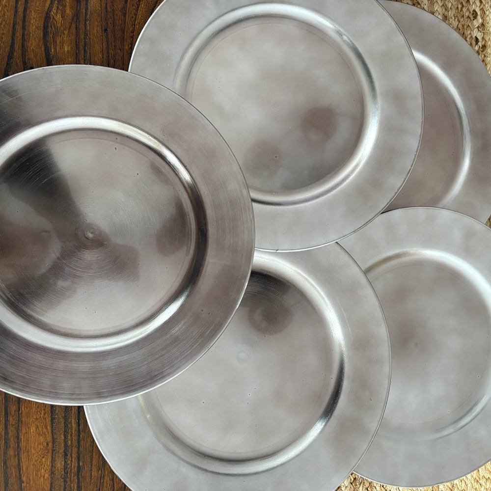 🍴Dinner Plate Charges/Set 5 - Picture 2 of 6
